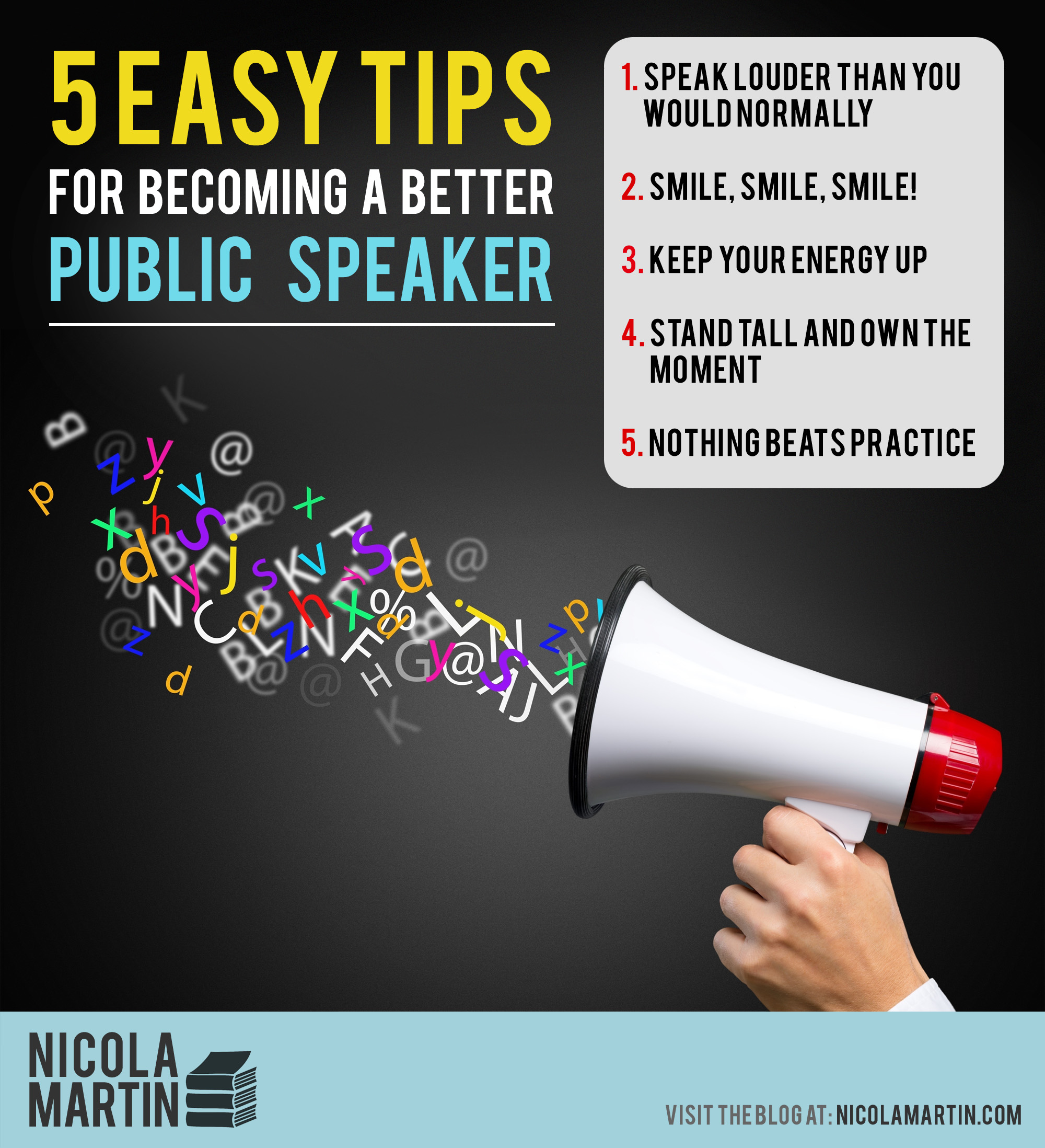 5 easy public speaking tips